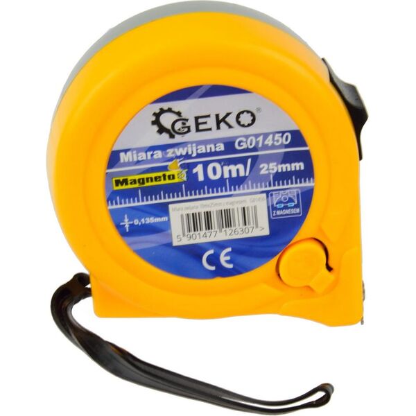Geko Miara zwijana 10mx25mm z magnesem(6/60)