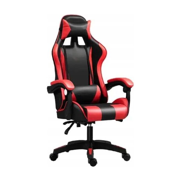 Krzesło biurowe ExtraLink EXTRALINK GAMING FOTEL GAMINGOWY BIUROWY OBROTOWY KUBEŁKOWY CZARNO-CZERWONY G-522