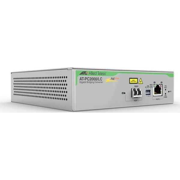 Konwerter światłowodowy Allied Telesis Allied Telesis AT-PC2000/LC-960 konwerter sieciowy 1000 Mbit/s 850 nm Szary