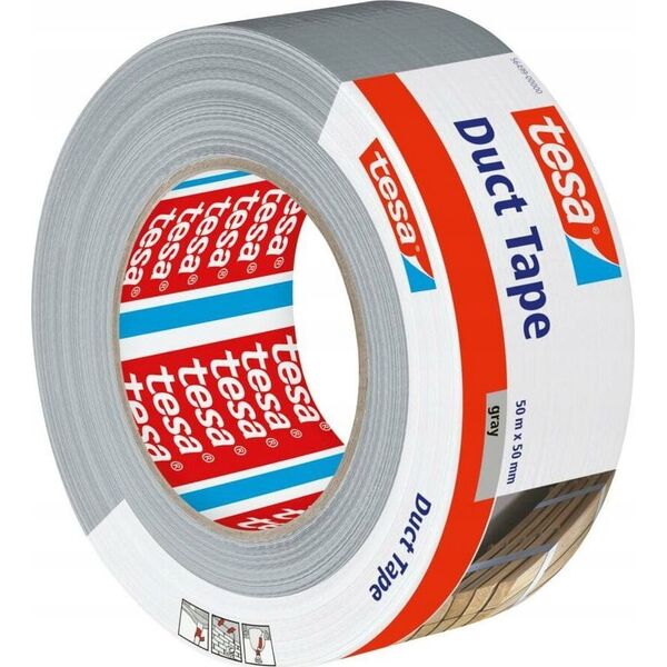 Tesa Taśma naprawcza tesa DUCT, 50m x 50mm, srebrna