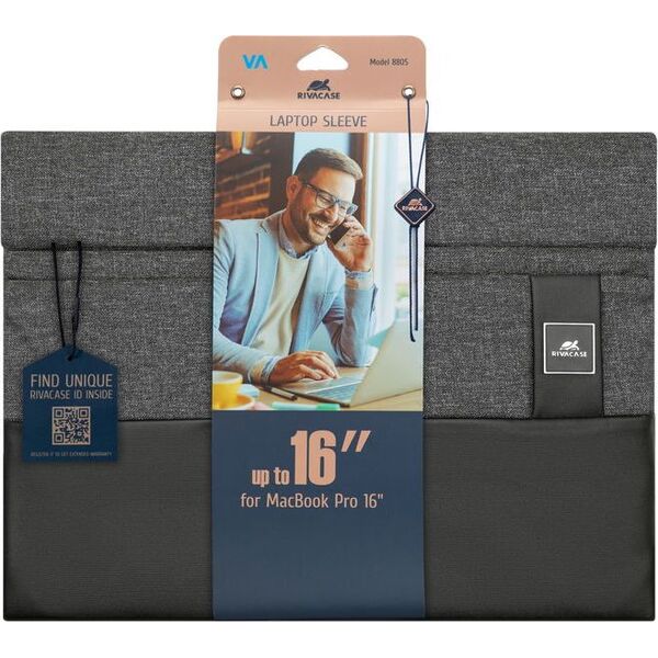 Etui RivaCase Lantau 8805 16" Grafit