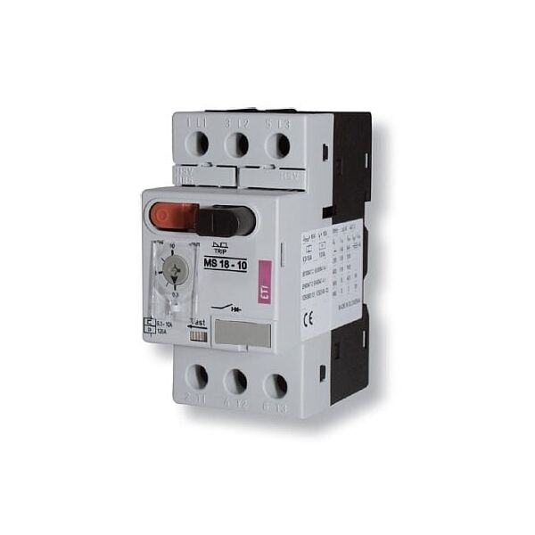 Eti-Polam Wyłącznik silnikowy 3P 0,25kW 0,63-1A MS18-0,63-1,0A - 004600344