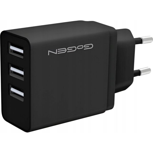 Ładowarka GoGEN Ładowarka siec. 3x USB 15,5W 3,1A GoGEN - ACH301B