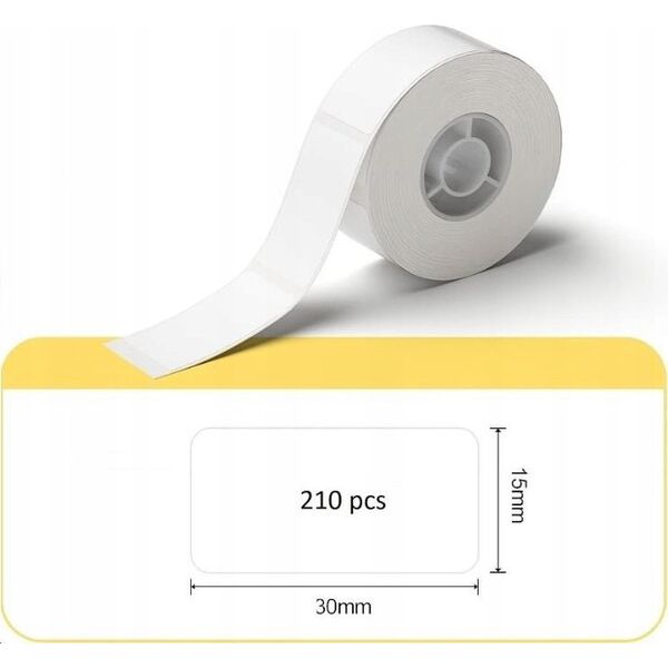 Niimbot Etykiety Termiczne Niimbot naklejki T 15x30mm 210 sztuk (białe)