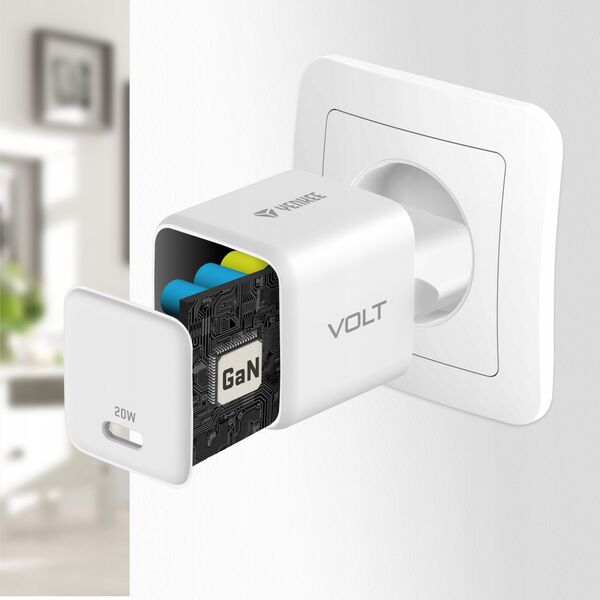 Ładowarka Yenkee Ładowarka sieciowa USB C 20W 3A Power Delivery 3.0 QC 3.0 Biała