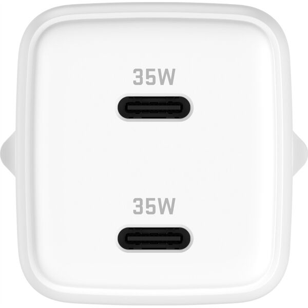 Ładowarka Yenkee Ładowarka sieciowa USB C 2x18W 3A Power delivery 3.0 QC3.0 Biała