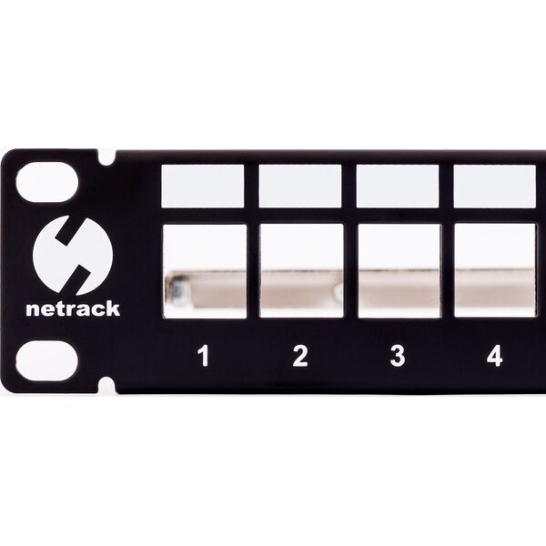 NetRack Patch panel 19" 24x slot Keystone FTP (104-21)