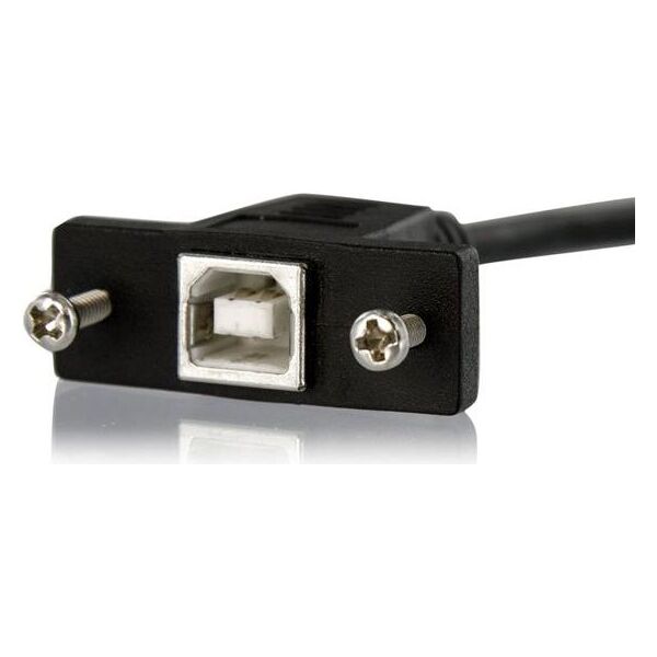 Kabel USB StarTech USB-B - 0.9 m Czarny (USBPNLBFBM3)