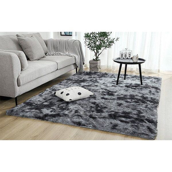 Strado Dywan Ombre Shaggy Strado 120x160 OmbreGrey (Ciemny Szary) uniwersalny
