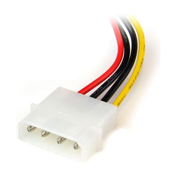 StarTech Molex - SATA, 0.15m, Wielokolorowy (SATAPOWADPL)