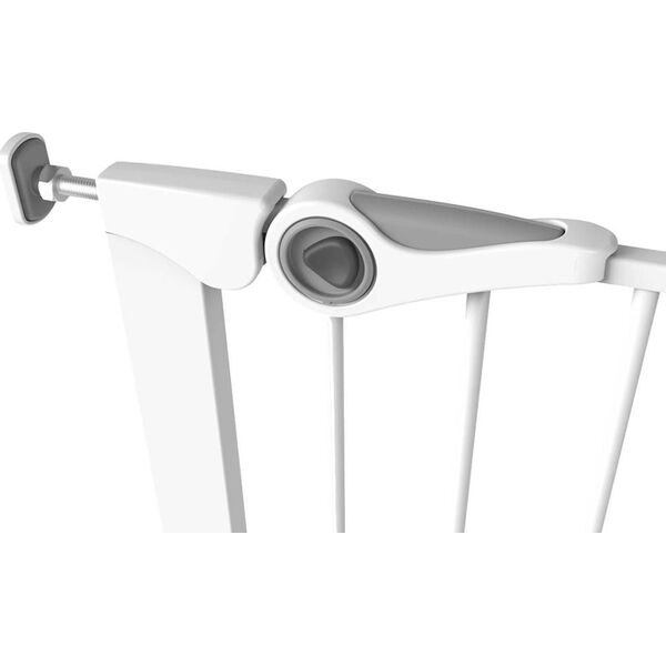 Noma Noma Bramka zabezpieczająca Easy Pressure Fit, 75-82 cm, metal, biała