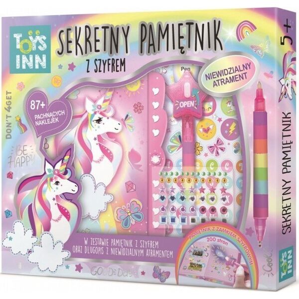Stnux Pamiętnik Secret Message - Unicorn STnux