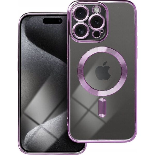 OEM Futerał ELECTRO MAG COVER kompatybilny z MagSafe do IPHONE 15 Pro fioletowy