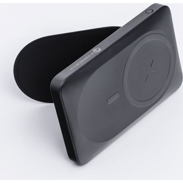 Powerbank ForCell FORCELL F-ENERGY F10K2 MagStand powerbank kompatybilny z MagSafe PD QC3.0 5A 20W 10 000 mAh czarny