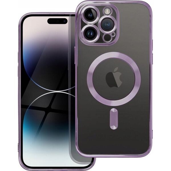 OEM Futerał ELECTRO MAG COVER kompatybilny z MagSafe do IPHONE 16 Pro fioletowy