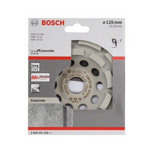 Bosch Tarcza diamentowa garnkowa Best for Concrete 125 x 22,2mm (2608201228)