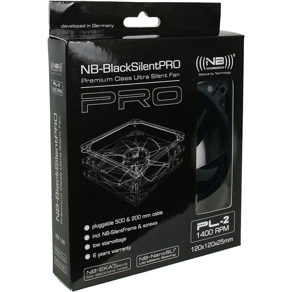 Wentylator Noiseblocker BlackSilent Pro Fan PL2 (ITR-PL-2)