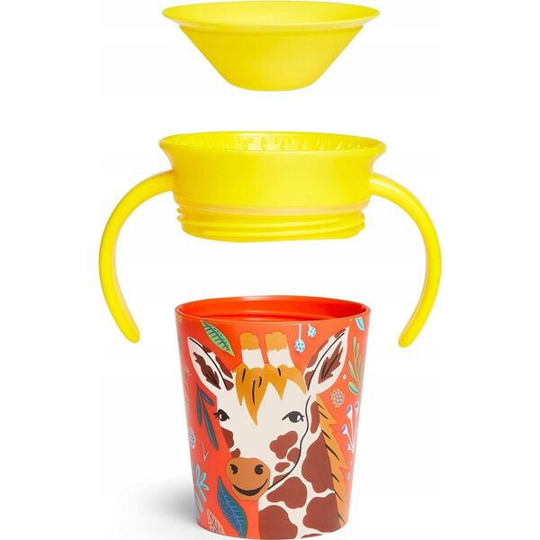 Munchkin MUNCHKIN WildLove Trainer Cup, Miracle 360, 6m+, 177 ml, καμηλοπάρδαλη, 05183301 14235080 5019090518338