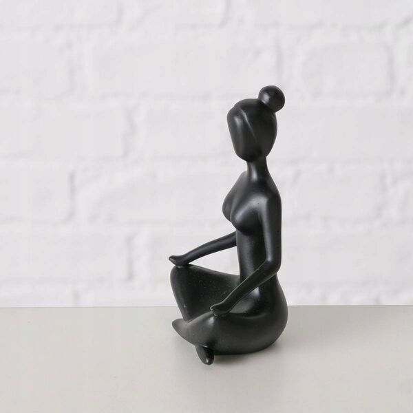 Boltze Figurka dekoracyjna Joga, kobieta, 10 cm