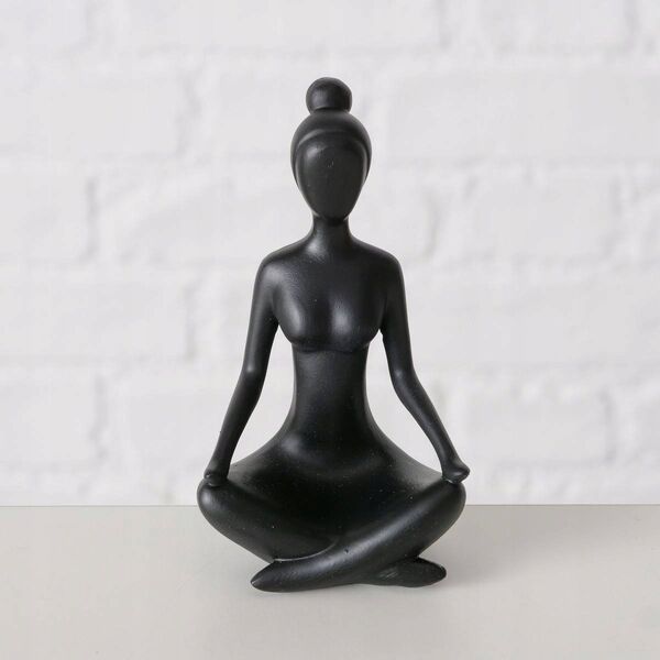 Boltze Figurka dekoracyjna Joga, kobieta, 10 cm