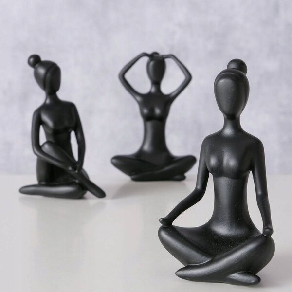 Boltze Figurka dekoracyjna Joga, kobieta, 10 cm