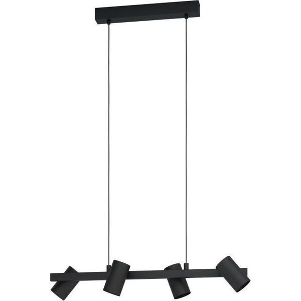 Lampa wisząca EGLO Nowoczesna lampa wisząca LED Ready czarna Eglo GATUELA 99463