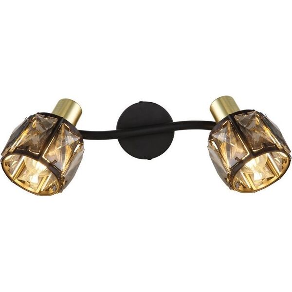 Lampa sufitowa Globo Lampa sufitowa Indiana 54357-2B z regulacją czarna przydymiona
