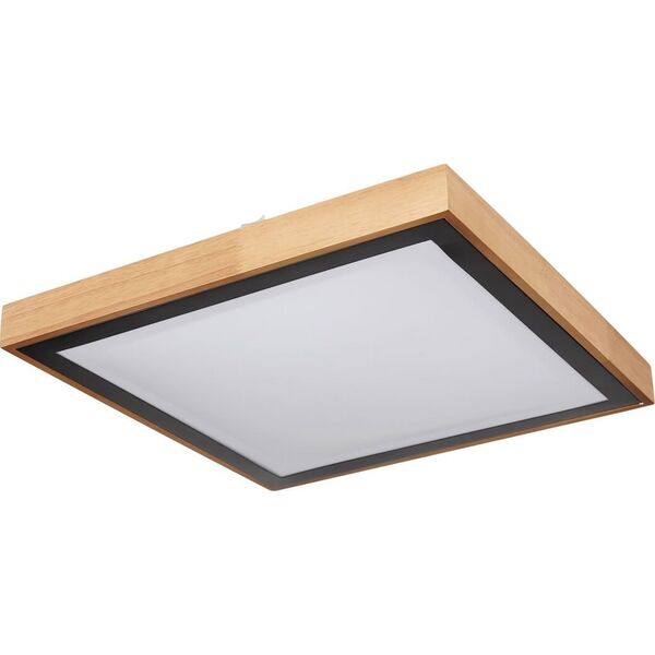 Lampa sufitowa Globo Sufitowa lampa drewniana Bruno 41764-24Q LED 24W eko
