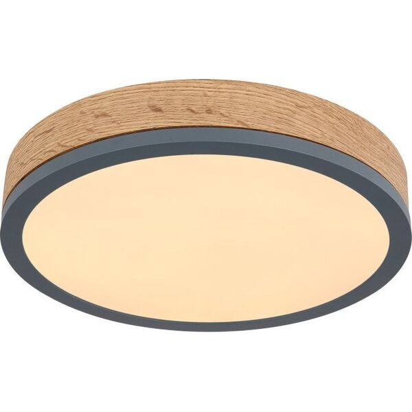 Lampa sufitowa Globo Sufitowa lampa Doro 416080WD1R okrągła LED 12W drewno