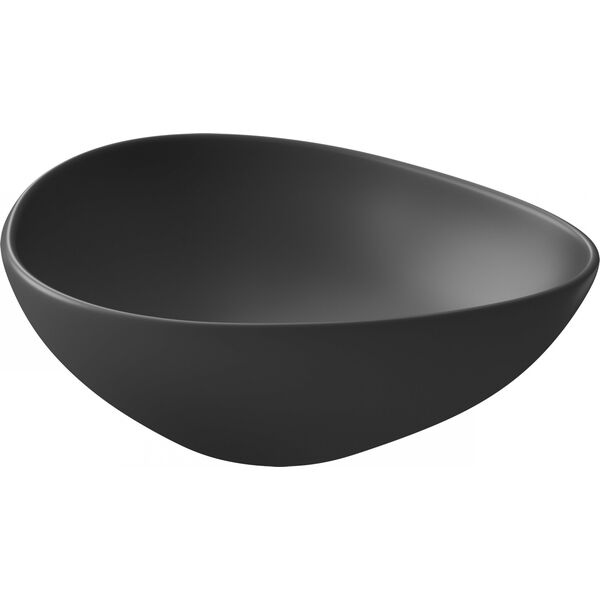 Umywalka Cersanit nablatowa Moduo 45 nieregularna Antracyt mat (K116-105)