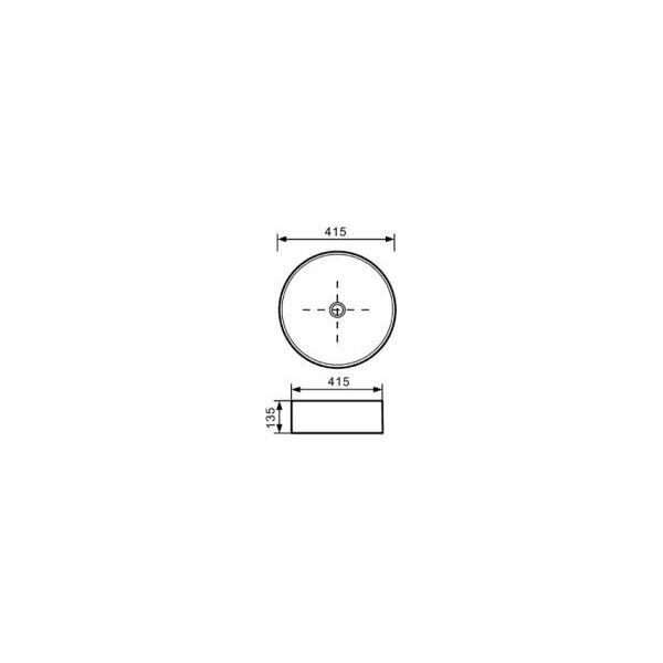 Umywalka Invena Keto 41,5cm (CE-14-001)