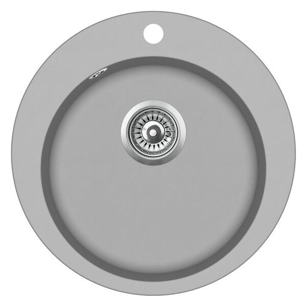 Zlewozmywak Aquasanita Clarus SR100, korek automatyczny, 220 Argent