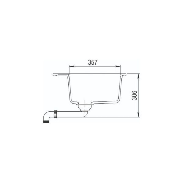 Zlewozmywak Aquasanita Quadro SQQ100, 202 Alumetallic