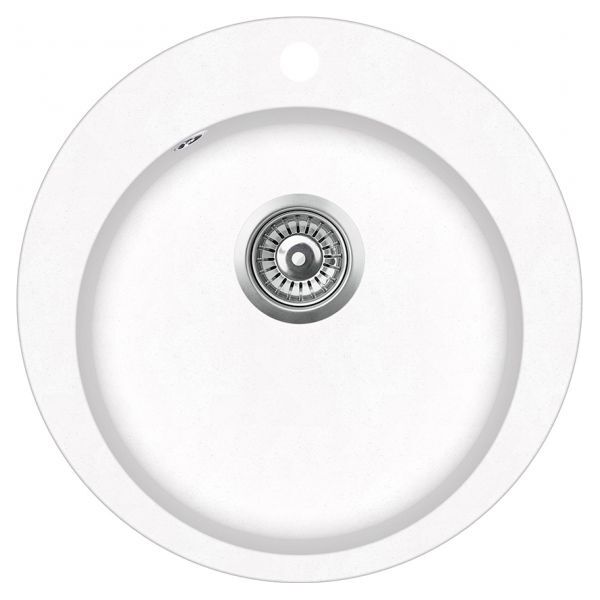 Zlewozmywak Aquasanita Clarus SR100, korek automatyczny, 710 Alba