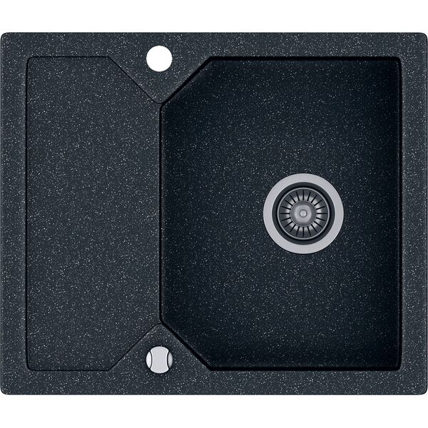 Zlewozmywak Kernau  granitowy Kernau KGS P 4559 1B1D Black Metallic