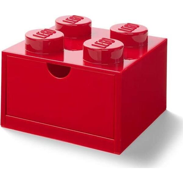 LEGO Lego Desk Drawer 4 czerwony