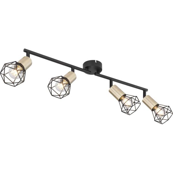 Lampa sufitowa Globo Spot LED Ready metalowy Globo XARA I 54802S-4AB