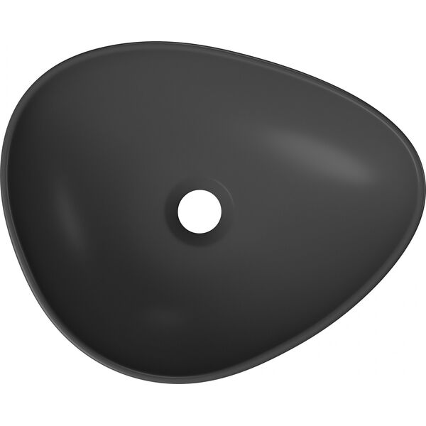 Umywalka Cersanit nablatowa Moduo 45 nieregularna Antracyt mat (K116-105)