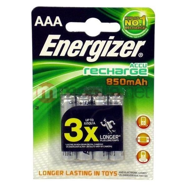 Energizer Akumulator Power Plus AAA / R03 850mAh 4 szt.