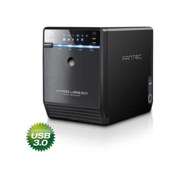 Kieszeń Fantec 4x 3.5" HDD RAID - USB 3.0 / eSATA QB-35US3R (1519)