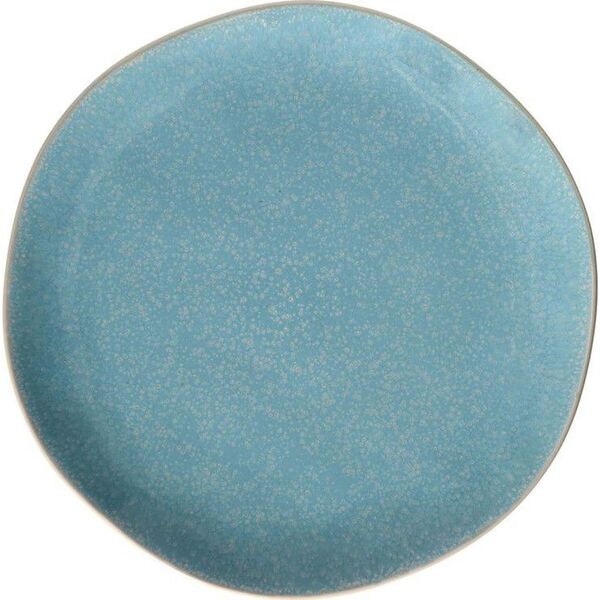 Triton ROSE&TULIPANI CONCERTO FUSE AZZURRO Zestaw 6 talerzy obiadowych 27 cm