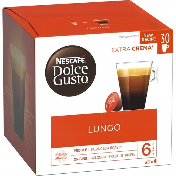 Coffee capsules NESCAFE(r) Dolce Gusto(r) Lungo, 16 pcs.