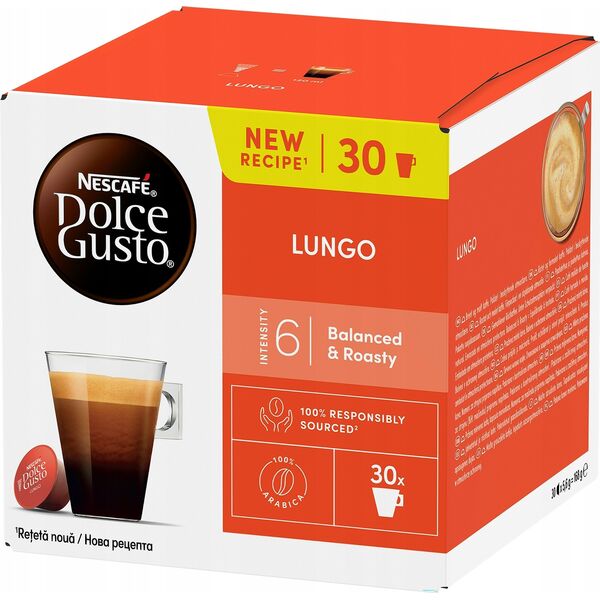 Coffee capsules NESCAFE(r) Dolce Gusto(r) Lungo, 16 pcs.