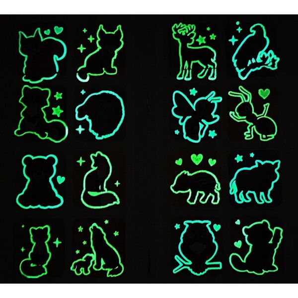 Craft with Fun Brzdące kolor.Zwierz.w lesie nakl.św.w ciemn.78268