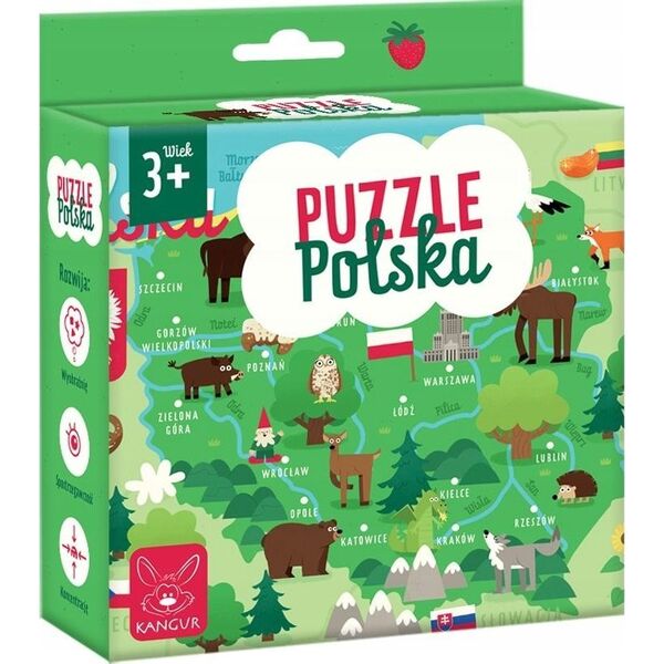 Kangur Puzzle Polska 3+ 41718