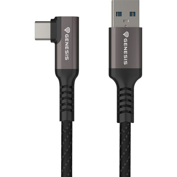 Kabel USB Genesis USB-A - USB-C 5 m Czarny (NVC-2221)