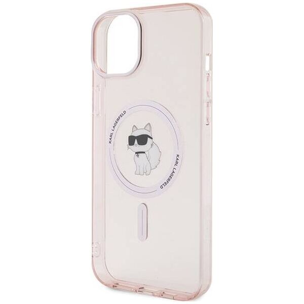 Karl Lagerfeld Karl Lagerfeld KLHMP15MHFCCNOP iPhone 15 Plus / 14 Plus 6.7" różowy/pink hardcase IML Choupette MagSafe