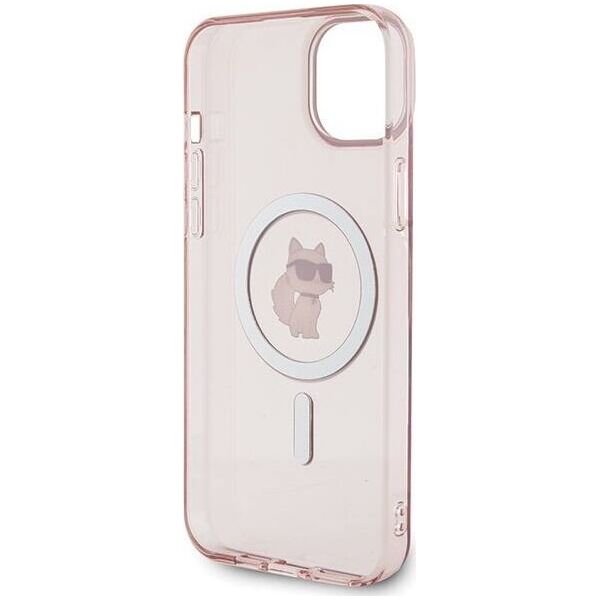 Karl Lagerfeld Karl Lagerfeld KLHMP15MHFCCNOP iPhone 15 Plus / 14 Plus 6.7" różowy/pink hardcase IML Choupette MagSafe
