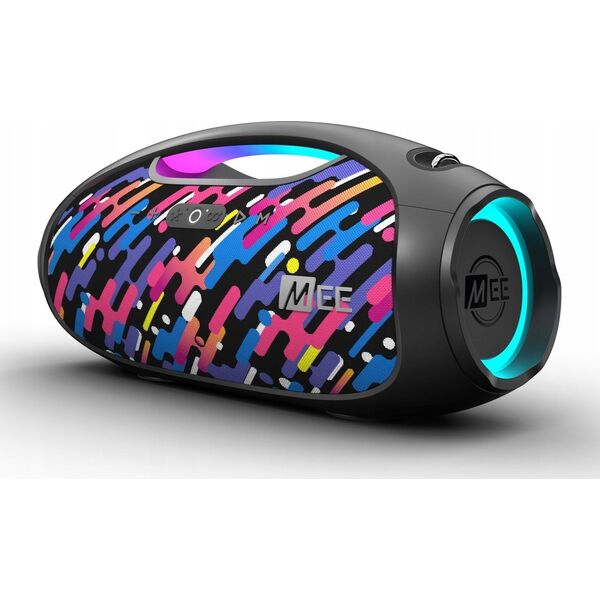 Głośnik MEE audio Mee Audio PartySPKR XL gĹoĹnik bezprzewodowy bluetooth z dynamicznym oĹwietleniem led i z funkcjÄ powerbank - Colorful