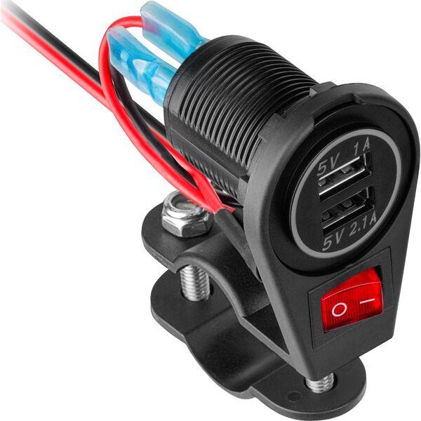 Ładowarka PeiYing Ładowarka motocyklowa 2xUSB 3100 mA